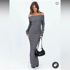 Princess Polly Phylis Off-Shoulder Maxi Dress